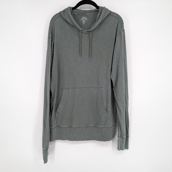 J. Crew Other - J. Crew | Garment Dyed Slub Cotton Pullover Hoodie